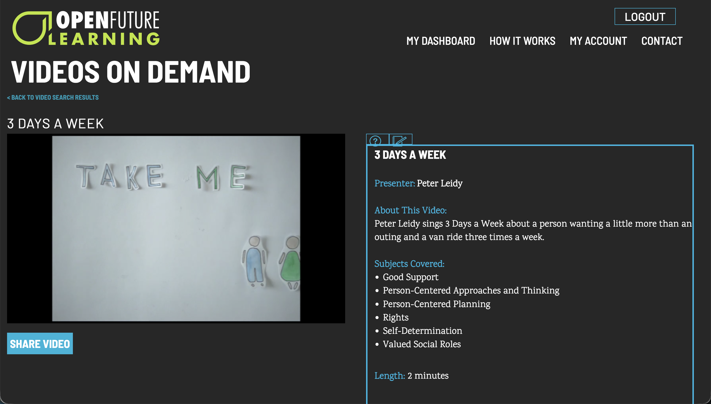 Branded custom learning platform with on-demand video modules